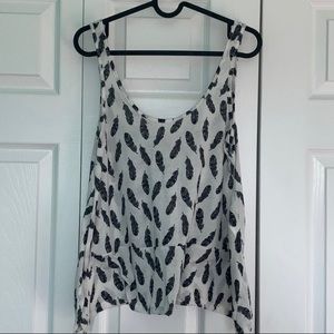 Forever 21 Feather Tank Top